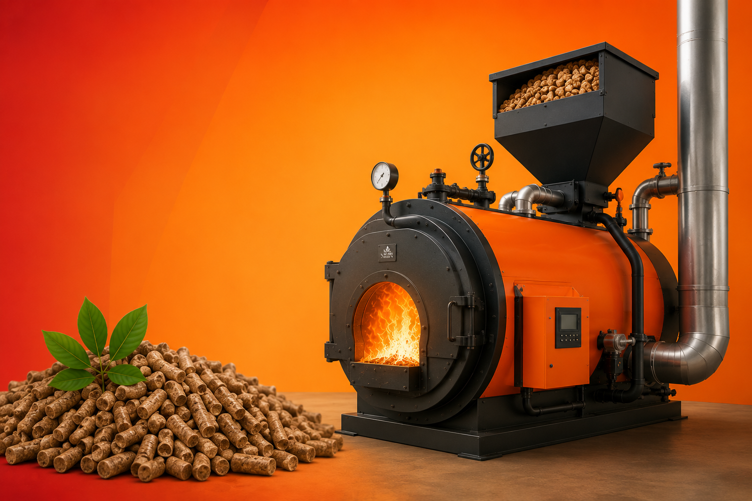 Biomass Burner Setup