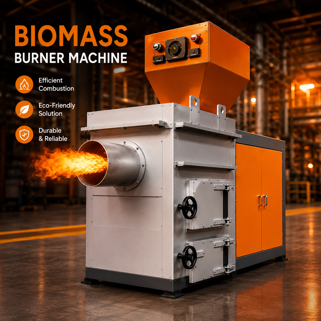 Biomass Burner Machine
