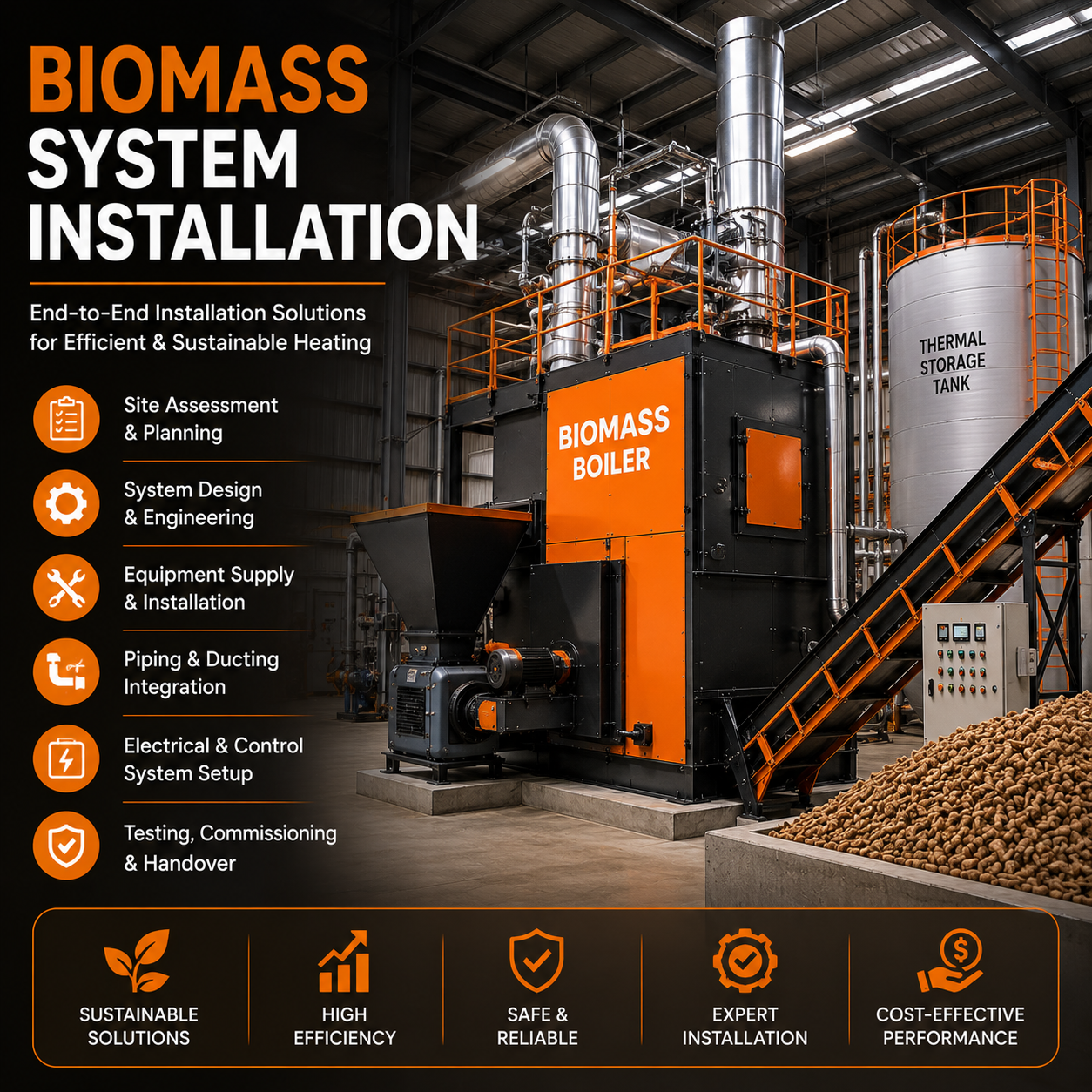 Biomass System Installation